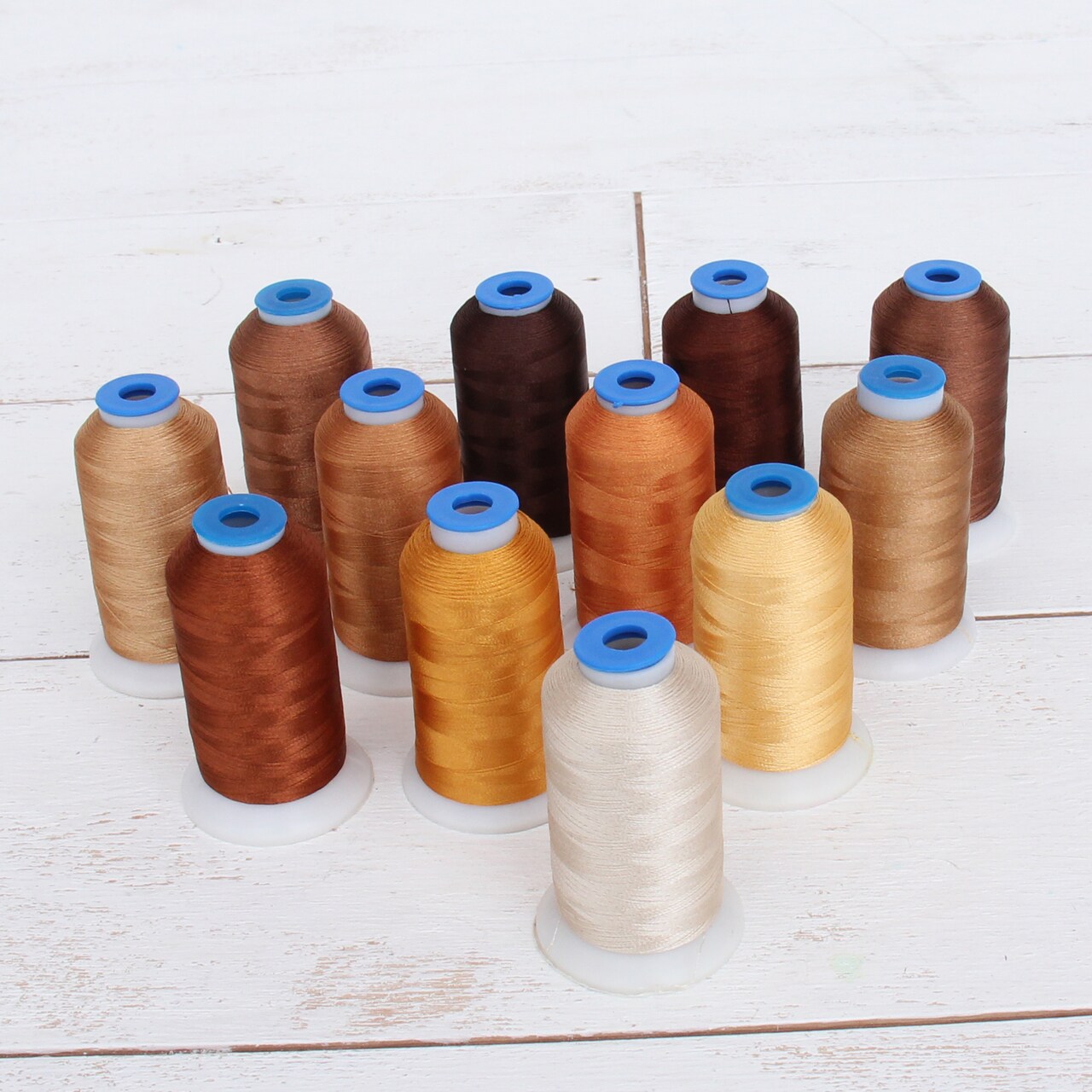 Threadart Polyester Embroidery Machine Thread Sets | 1000M Spools 40wt | For Brother Babylock Janome Singer Pfaff Bernina Machines - 16 Sets Available